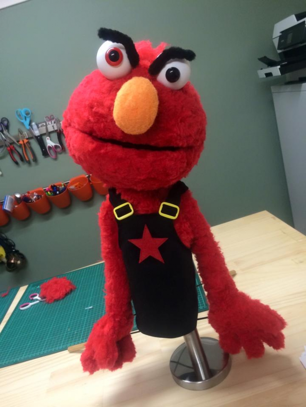 Crazy Comic book character from French Comic Overkiller The Puppet