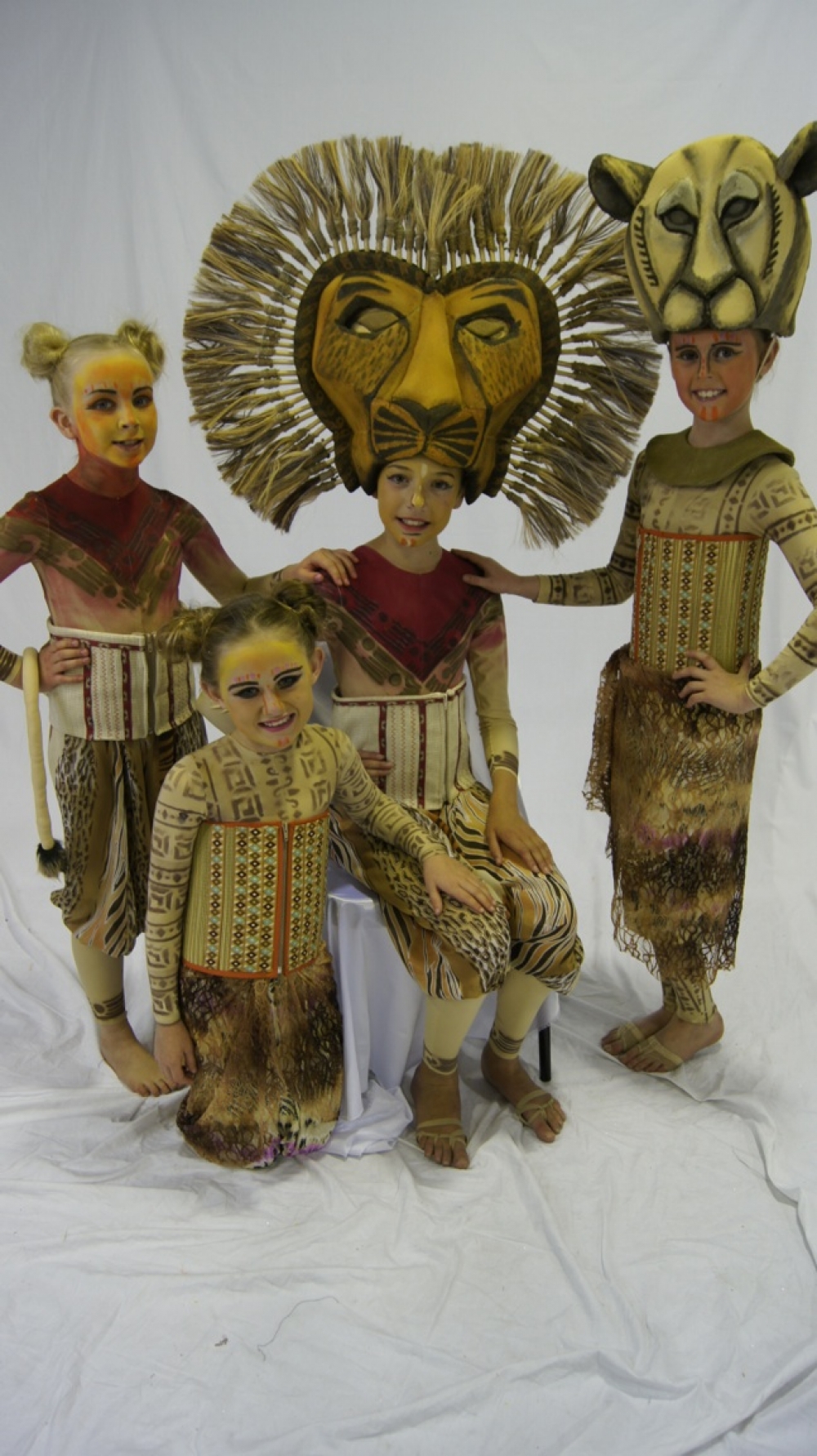 Lion King he Musical Simba and Nala Headdress by The Puppet workshop