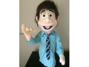 Young Teenager Puppet Professional Rod Puppet
