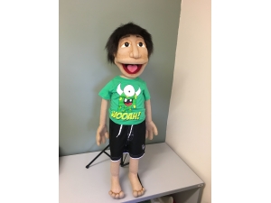 Custom Hawaiian Native Boy Caricature Puppet