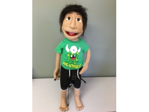 Custom Hawaiian Native Boy Caricature Puppet