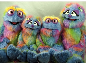 Custom Rainbow Monster Family